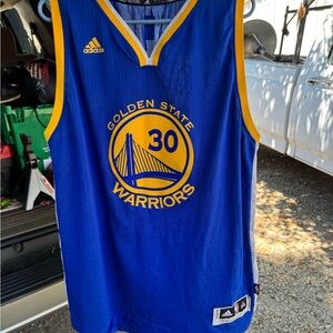 Adidas Golden State Warriors Blue Jersey